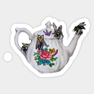 Bee Tea Party Sticker